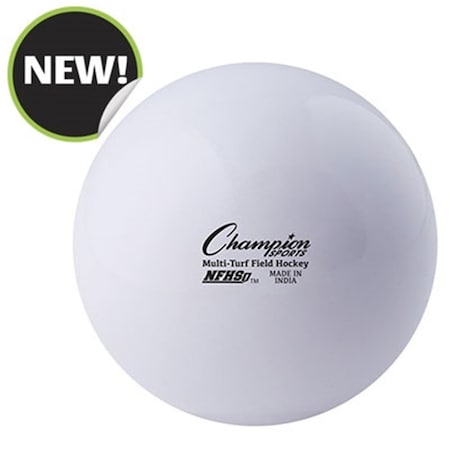 Champion Sports 2.75 in. Field Hockey Balls, Yellow FHB1WH